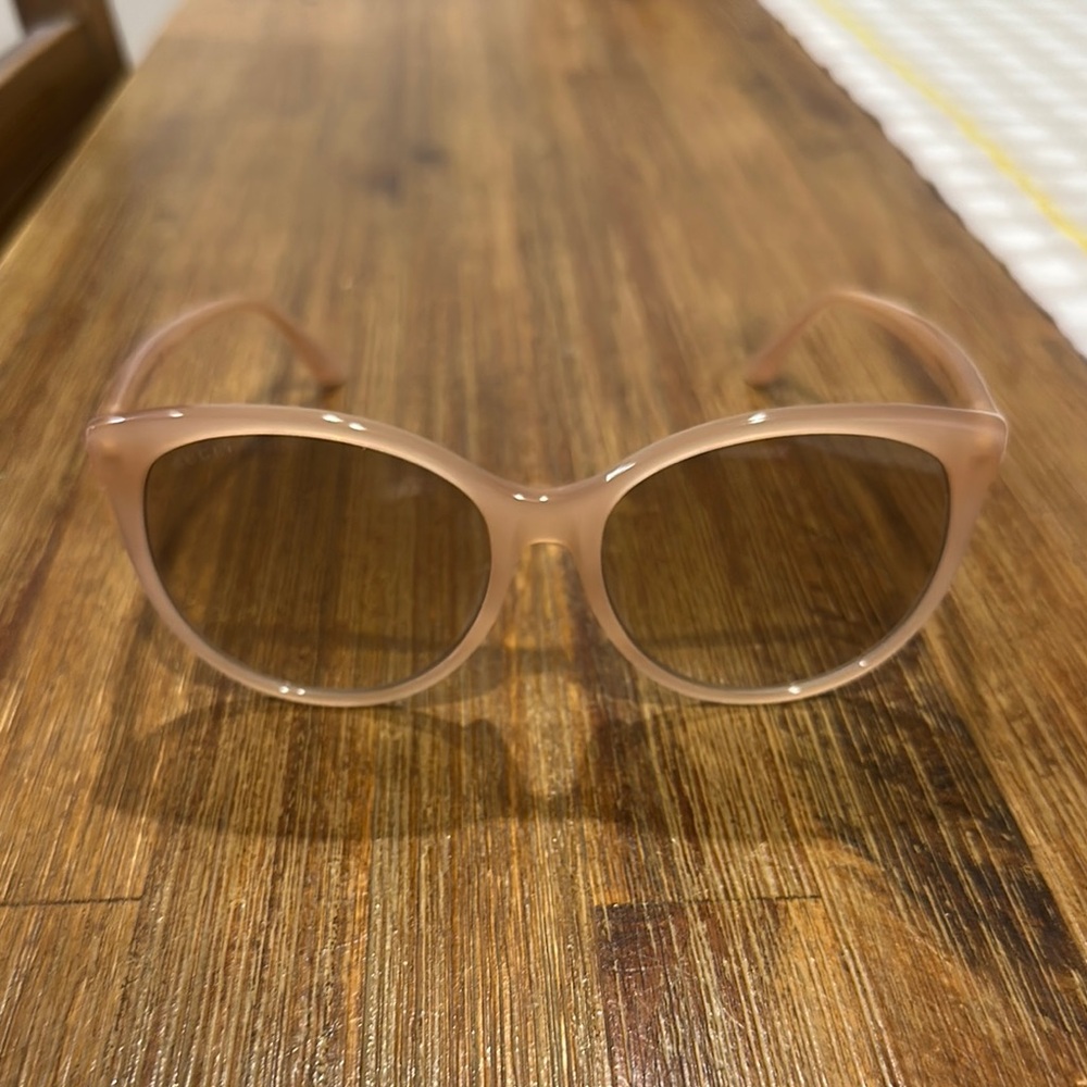 Gucci Light Pink/Tan Sunglasses